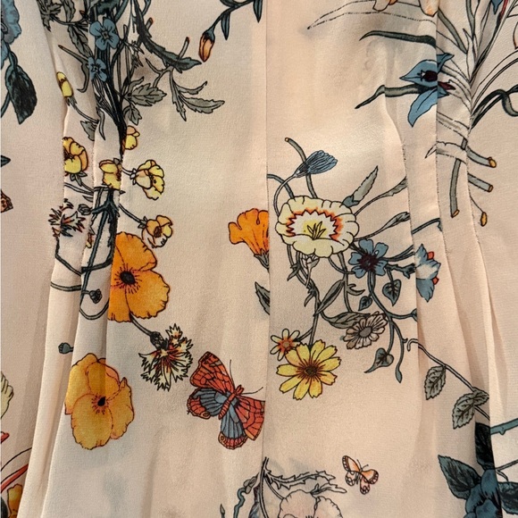 Rebecca Taylor Floral Blouse, Size 4 - Picture 8 of 10